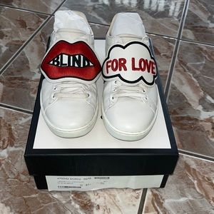 Gucci ace leather “Blind For Love” size 37